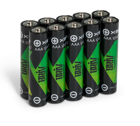 Alkaliska batterier AAA (LR03), 10-pack