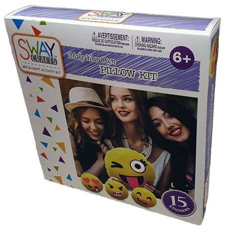 Emojikudde med 15 olika figurer - superrea!