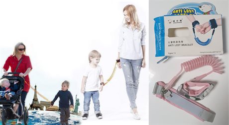 Anti lost armband med lås (1,5m) - REA