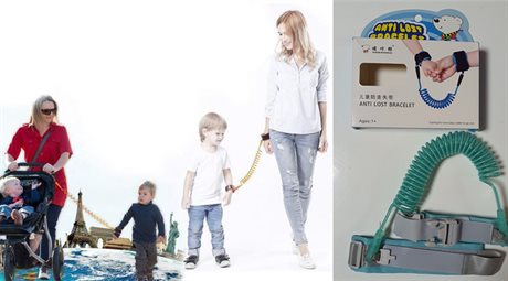 Anti lost armband med lås (2,5m) - REA