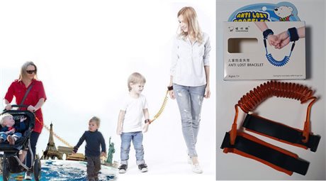 Anti lost armband - standard orange (1,5m) - REA