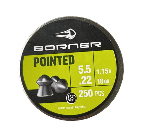 Luftvapenammunition Borner Pointed 5,5mm.
