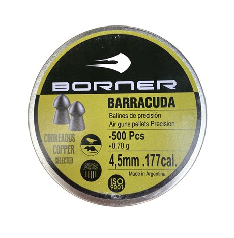 Luftvapenammunition Borner Barracuda 4,5mm