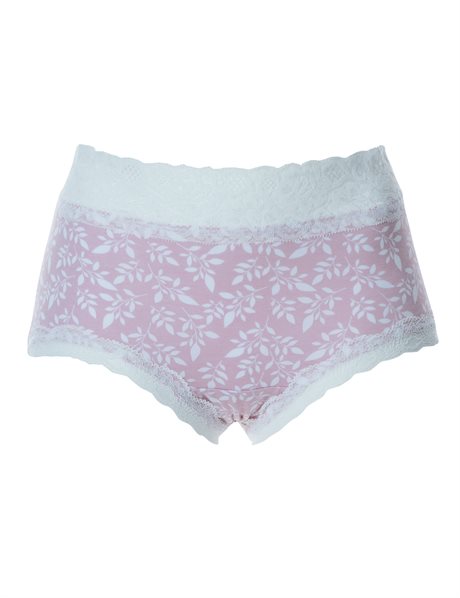 Trosa av Bambu i Rosa Damboxer modell med spets, Strl L