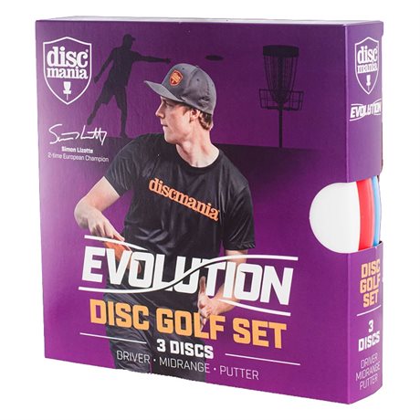 Discmania Evolution Discgolfset, 3-Pack