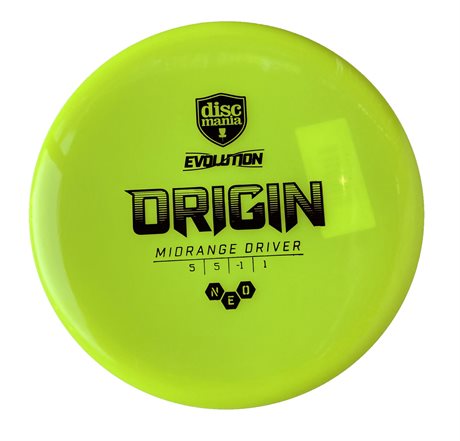 Midrangedisc från Discmania Origin Neongul