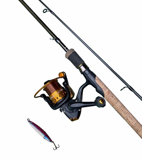 Fiskeset Vantage Graphite Gold från Fladen fishing.