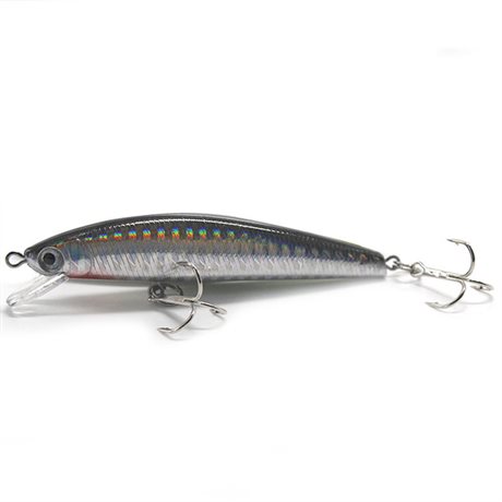 Flytwobbler med rasselkulor silver