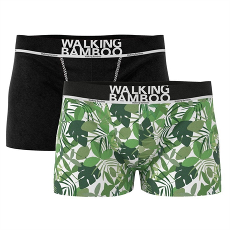 Kalsonger Herr modell Boxer i Bambu Forest 2-pack