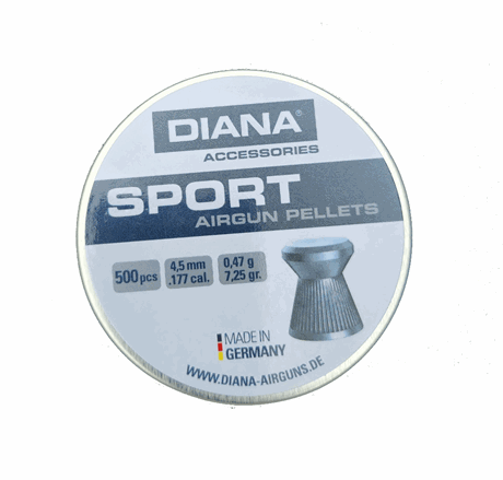 Diana luftvapenammunition 4,5mm (500st)