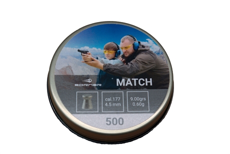Luftvapenammunition Borner Match 4,5mm