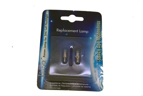 Xenon reservlampa till 2AA ficklampor.
