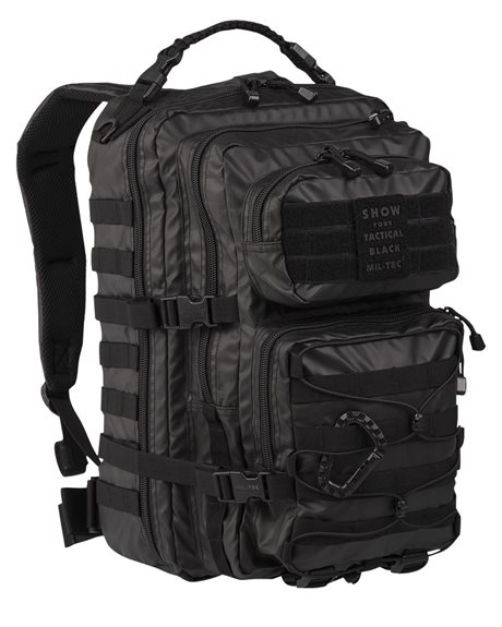 Militär ryggsäck - Tactical Black