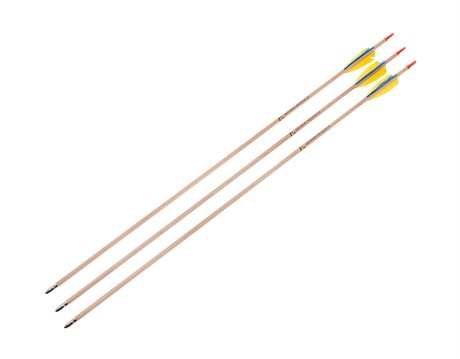 3-pack Träpilar - skjutklara!