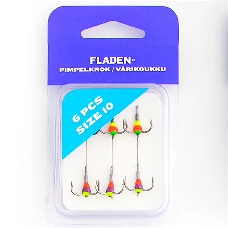 Pimpelkrokar 6-pack - Strl. 10