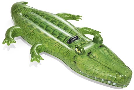 Uppblåsbar badleksak Jätte krokodil 2.03 meter