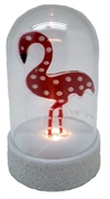 Minifigur Flamingo med LED-belysning.
