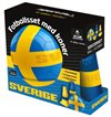 Fotbollsset Sverige med plastboll och koner från SportMe