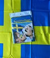 Sverigeflagga - supporterflagga