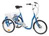 trehjuling cykel monark blå 3313-68